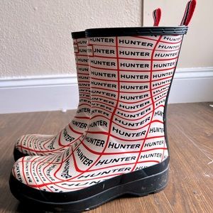 HUNTER Special Edition Sonic Logo Name Print Men’s Original Tall Rainboots